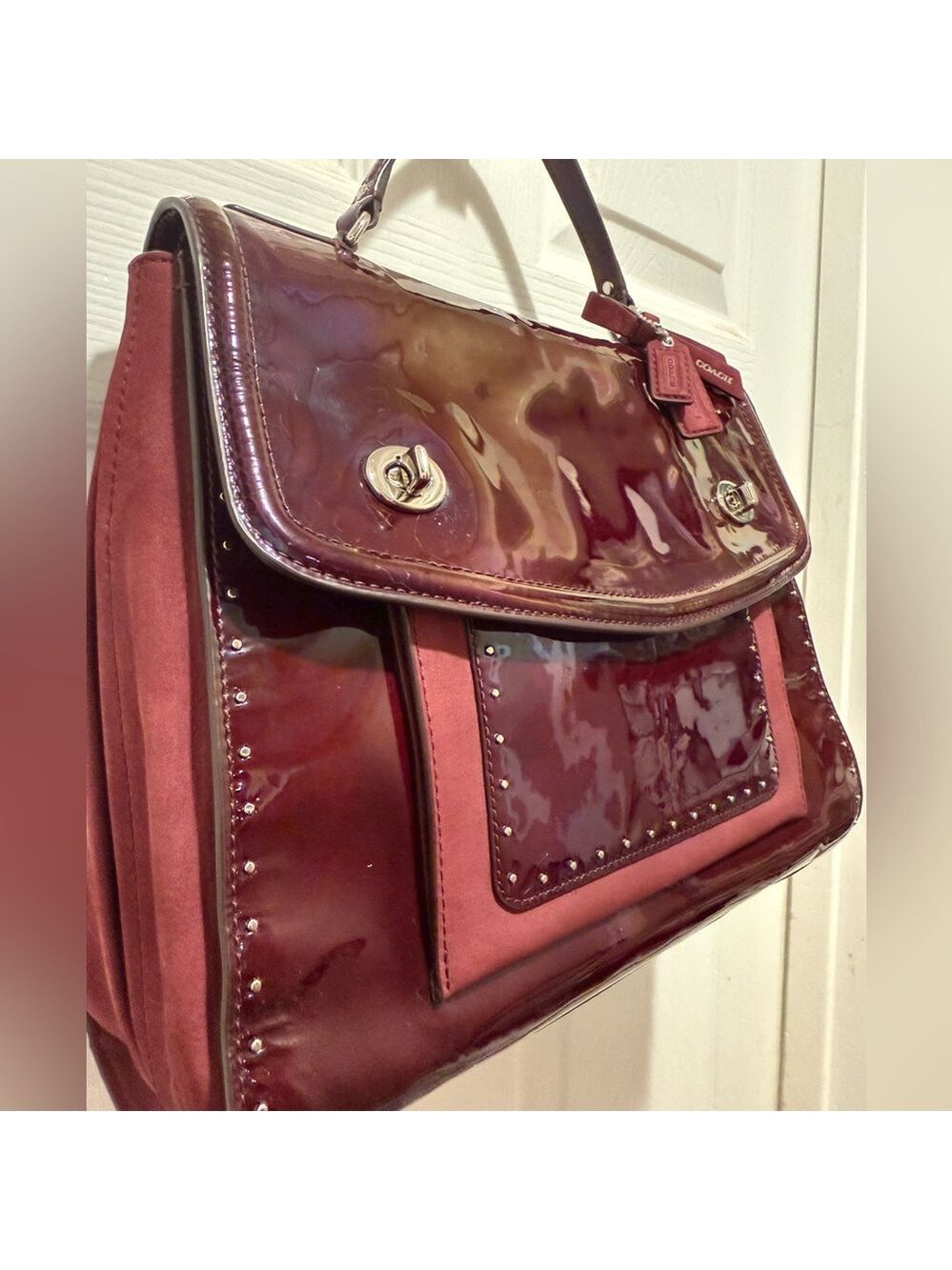 COACH POPPY EDITORIAL EXOTIC LEATHERS VICTORIA SATCHEL RARE LIMITED EDITION - Picture 2 of 16